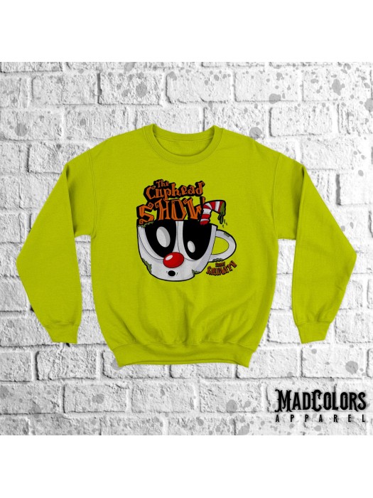 УНИСЕКС ВАТЕНА БЛУЗА HALLOWEEN ZOMBIE CUPHEAD SHOW